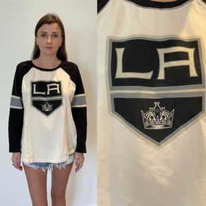 Los Angles Kings Long Sleeve T-Shirt Red Shirt Clothing Co Sz M